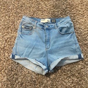 Garage High Waisted Jean Shorts Stretchy